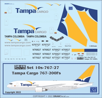 1:100 Tampa Cargo Boeing 767-200