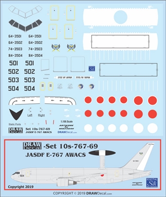1:100 Japan Self Defence Force Boeing E-767 (767-200) AWACS