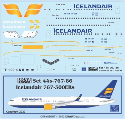 1:100 Icelandair Boeing 767-300ER