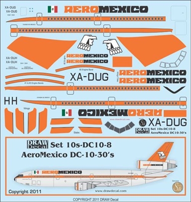 1:100 Aero Mexico McDD DC-10