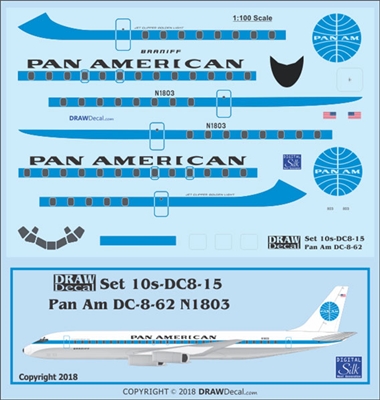 1:100 Pan American Douglas DC-8-62