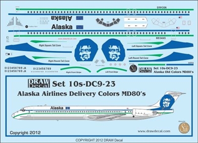 1:100 Alaska Airlines McDD MD80