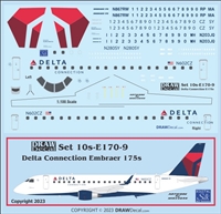 1:100 Delta Connection Embraer 170