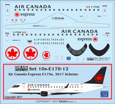 1:100 Air Canada Express (2017 cs) Embraer 175