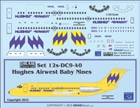 1:120 Hughes Airwest Douglas DC-9-15