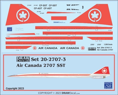 1:200 Air Canada Boeing 2707 SST