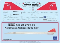 1:200 NWA Northwest Boeing 2707 SST