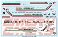 1:200 Emery Worldwide Boeing 727-200F