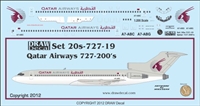 1:200 Qatar Airways Boeing 727-200