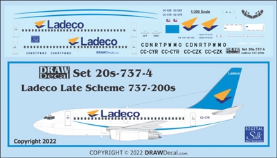 1:200 Ladeco Boeing 737-200