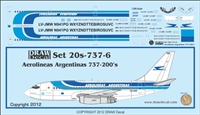1:200 Aerolineas Argentinas Boeing 737-200