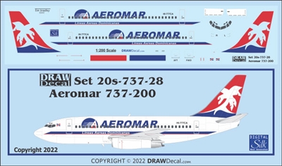 1:200 Aeromar Boeing 737-200