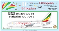 1:200 Ethiopian Airlines Boeing 737-700