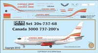 1:200 Canada 3000 Boeing 737-200