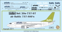 1:200 Air Baltic Boeing 737-500