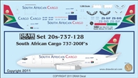 1:200 South African Cargo Boeing 737-200F