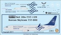 1:200 Korean Air 'Skyteam' Boeing 737-800