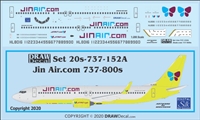 1:200 Jin Air '.com' Boeing 737-800