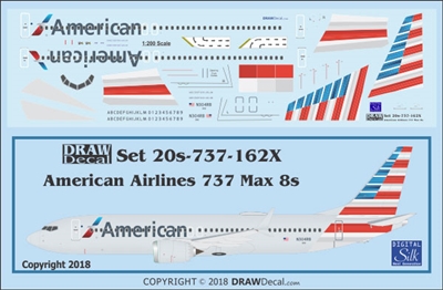 1:200 American Airlines Boeing 737-MAX8