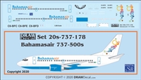 1:200 Bahamasair Boeing 737-500