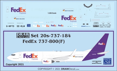 1:200 FedEx Boeing 737-800F