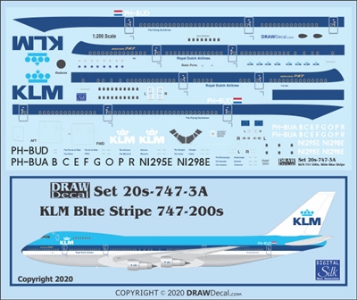 1:200 KLM Boeing 747-200B