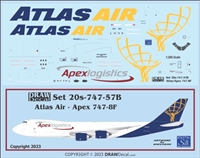 1:200 Atlas Air / Apex Logistics Boeing 747-8F