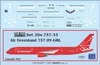 1:200 Air Greenland Boeing 757-200