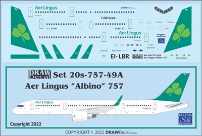 1:200 Aer Lingus (albino cs) Boeing 757-200(W)