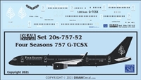 1:200 Four Seasons Boeing 757-200