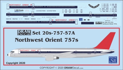 1:200 Northwest Orient Boeing 757-200