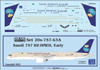 1:200 Saudi Arabian / Saudi Royal Flight (early cs) Boeing 757-200