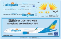1:200 Allegiant Airlines (pre delivery cs) Boeing 757-200