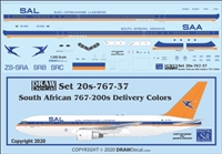 1:200 South African Airways Boeing 767-200ER