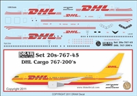 1:200 DHL Boeing 767-200F