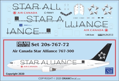 1:200 Air Canada 'Star Alliance' Boeing 767-300ER