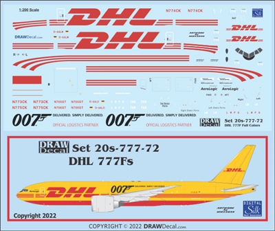 1:200 DHL Boeing 777-2F