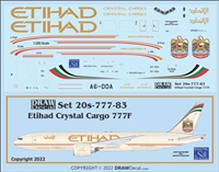 1:200 Etihad Crystal Cargo Boeing 777-2F