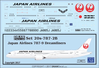 1:200 Japan Airlines Boeing 787-9