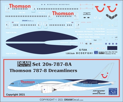 1:200 Thomson Boeing 787-8