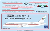 1:200 United Arab Emirates Amiri Flight Boeing 787-800