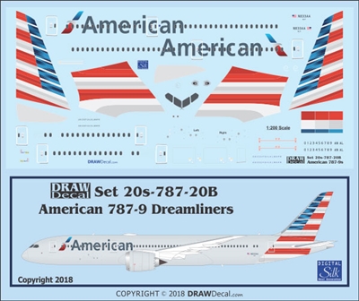 1:200 American Airlines Boeing 787-9