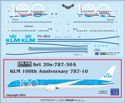 1:200 KLM '100 Years' Boeing 787-10