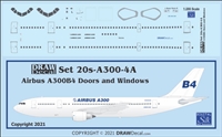 1:200 Airbus A.300B4 Doors & Windows