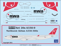 1:200 NWA Northwest Airbus A.330-300