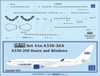 1:200 Airbus A.330-200 Doors & Windows