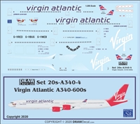 1:200 Virgin Atlantic Airbus A.340-600