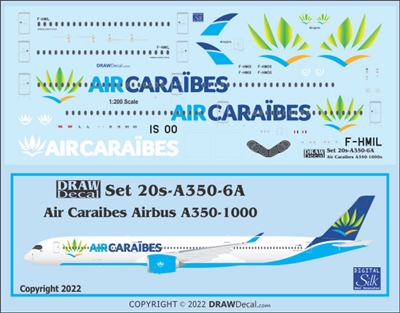 1:200 Air Caraibes Airbus A.350-1000