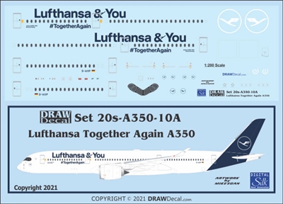 1:200 Lufthansa (2018 cs) Airbus A.350-900 "Lufthansa and You #Together Again"