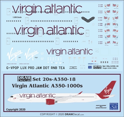 1:200 Virgin Atlantic Airbus A.350-1000